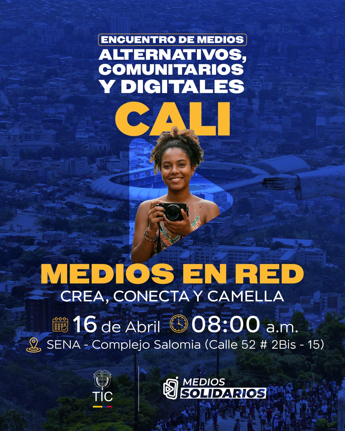 ¡Atención Cali y todo el Valle del Cauca! Encuentro de Medios comunitarios, Alternativos y Digitales, Cali 2026
